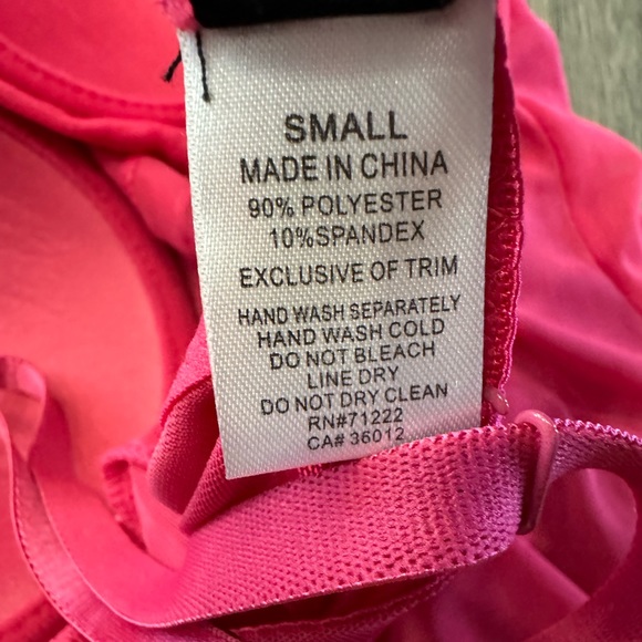 Lingerie slip with padded bra size small. - Picture 5 of 5